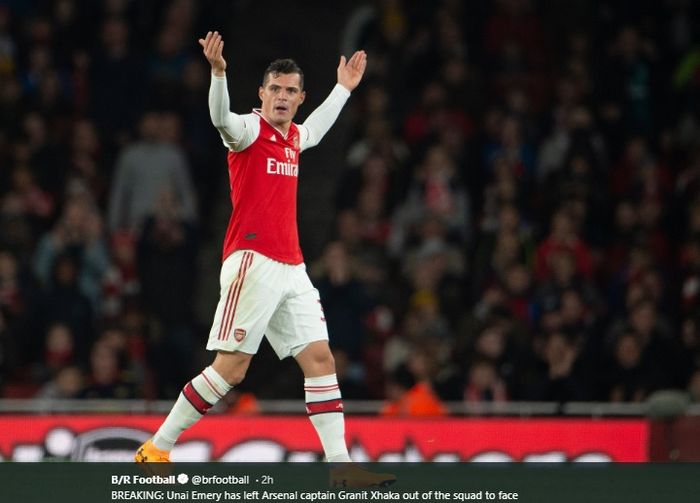 Gelandang sekaligus kapten Arsenal, Granit Xhaka, mendapatkan perlakuan tidak menyenangkan dari suporter klubnya pada laga melawan Crystal Palace akhir pekan lalu.