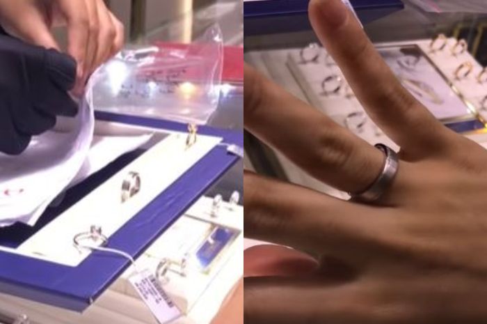 Cincin nikah Citra Kirana dan Rezky Aditya
