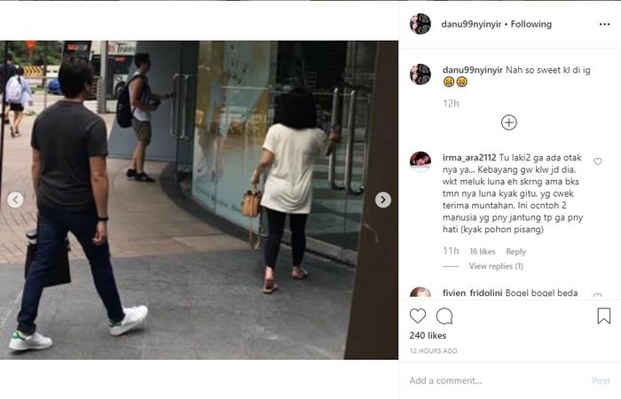 Cuplikan gambar Reino dan Syahrini