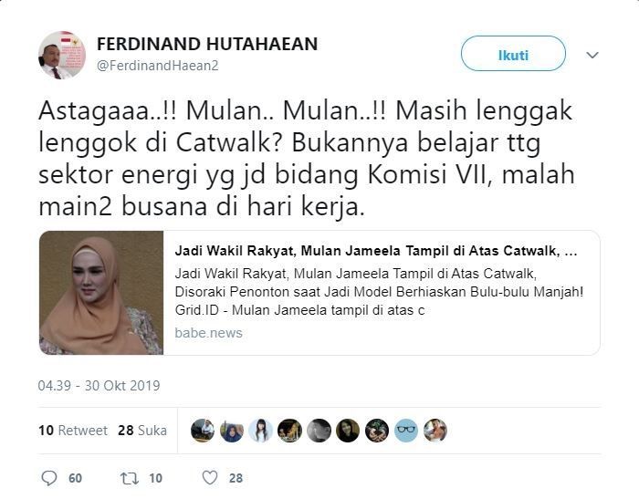 Malah Jadi Model di Hari Kerja sebagai Anggota DPR, Wanita yang Sempat Dijuluki Perekor Ini Dikritik Politisi Senior, 'Bukannya Belajar, Malah Main-main Busana'