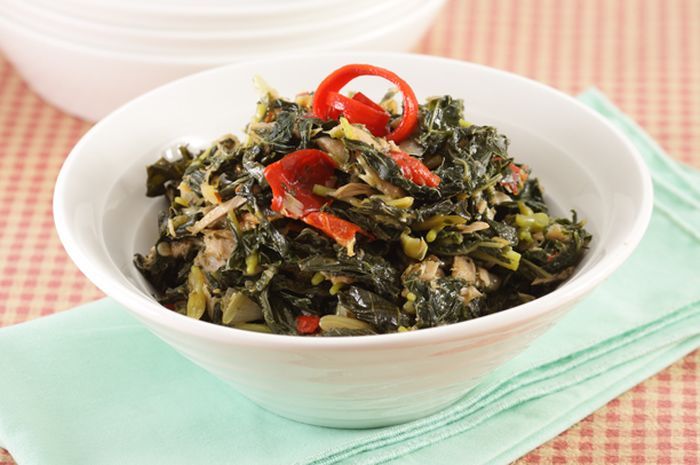 Tumis Daun Pepaya Tuna
