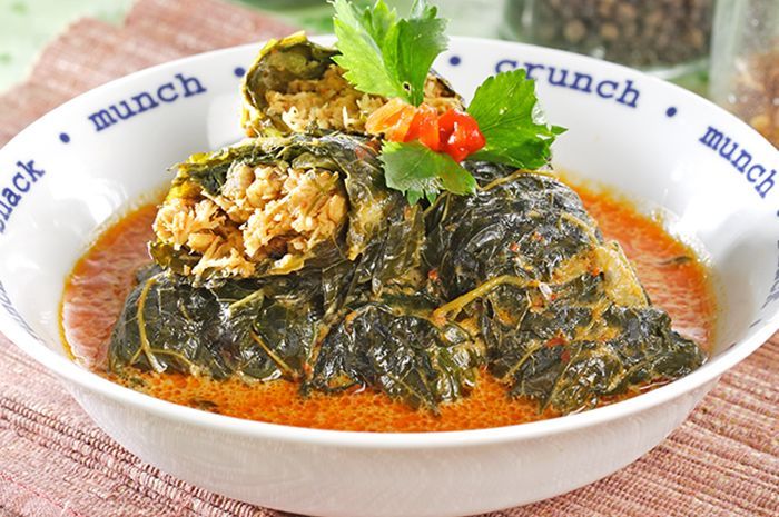 Buntil Daun Pepaya Kuah Pedas
