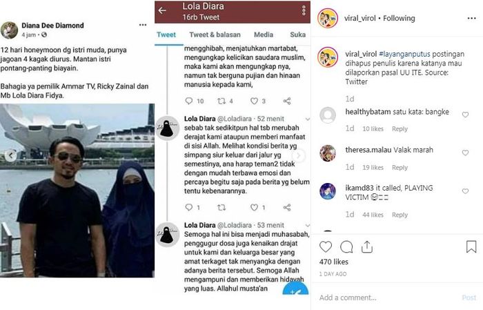 Ricky Zainal disebut-sebut sebagai suami dalam cerita #LayanganPutus