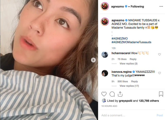 Unggahan video Agnez Mo