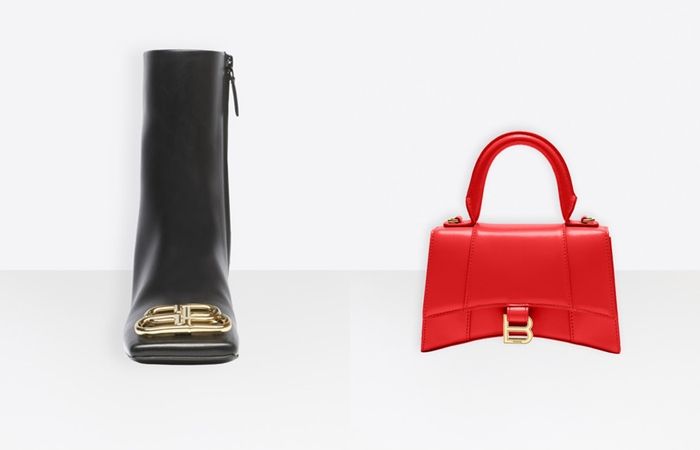 Sepatu dan tas Balenciaga yang dikenakan oleh BCL