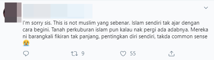 Komentar di twitter