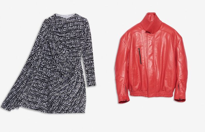 Dress dan jaket Balenciaga yang dikenakan oleh BCL