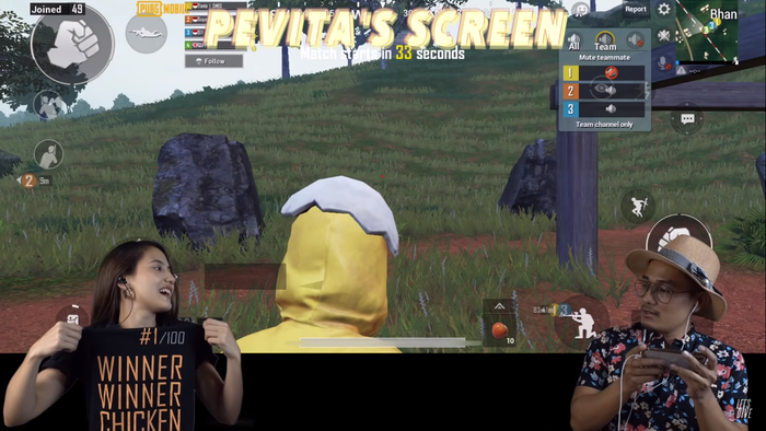 Pevita Pearce bermain PUBG Mobile bareng Tanta Ginting