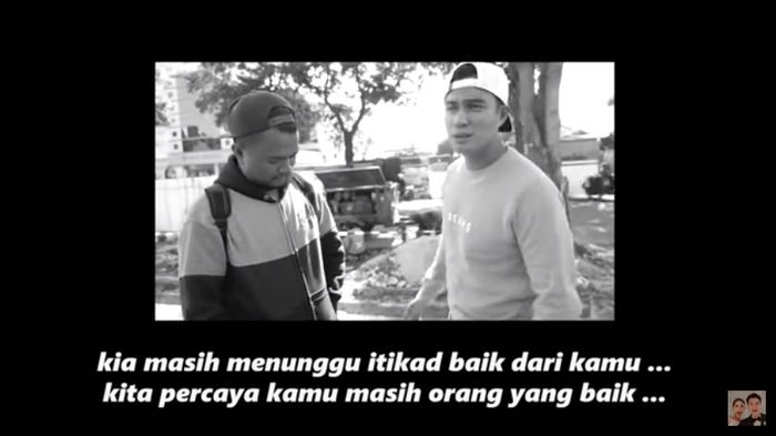 Baim Wong bersama Rizky