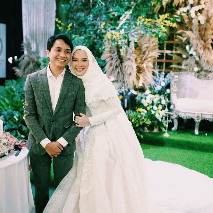 Erin dan Mirul di hari pernikahan keduanya