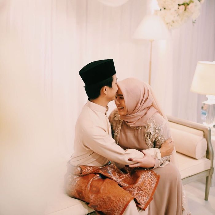 Erin dan Mirul di hari pernikahannya