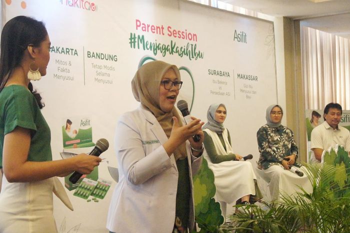 Dokter Ameetha Drupadi, CIMI memberikan penjelasan mengenai nutrisi MPASI