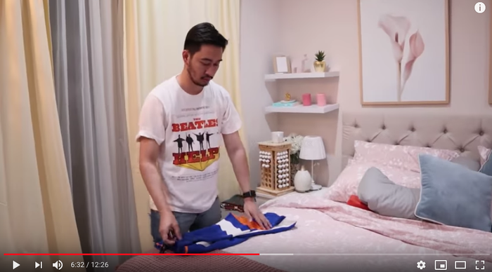 Kamar pink milik Syahnaz dan Jeje
