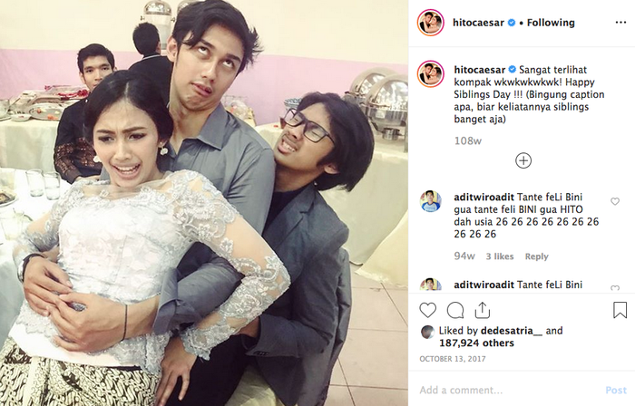 Clara Gabriella, Caesar Hito, dan Yabes Yosia