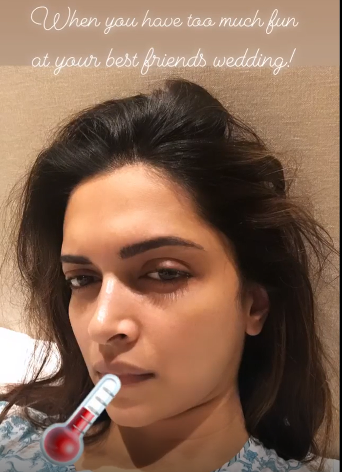 Deepika Padukone jatuh sakit  