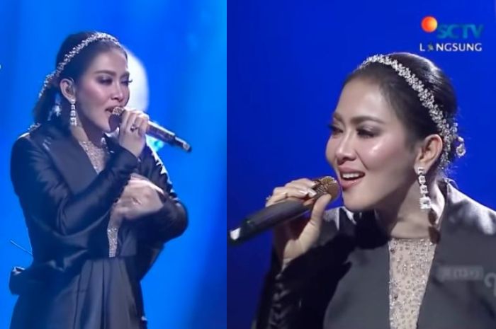 Penampilan Syahrini  tampil berduet dengan BCL di panggung Shoppe 11.11 Big Sale TV Show yang jadi sorotan