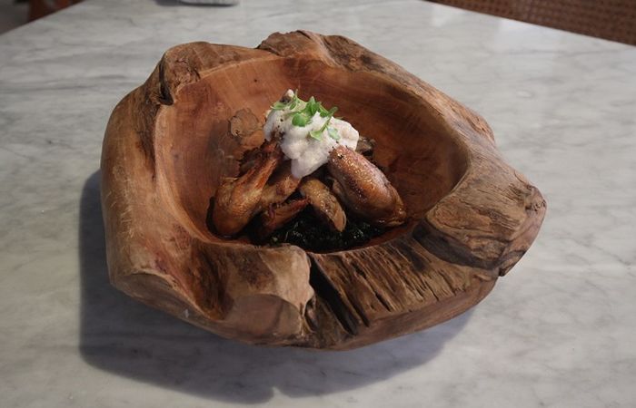 Ayam masak air kelapa (fried chicken with coconut liquid), one of highlighted dish in NUSA Indonesian Gastronomy. It is, essentially, a Padangnese's ayam pop.