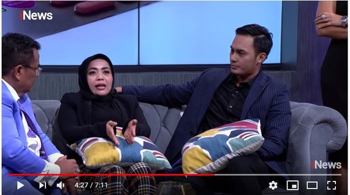 Momen saat Muzdalifah dan Fadel Islami hadir sebagai bintang tamu Hotman Paris Show.