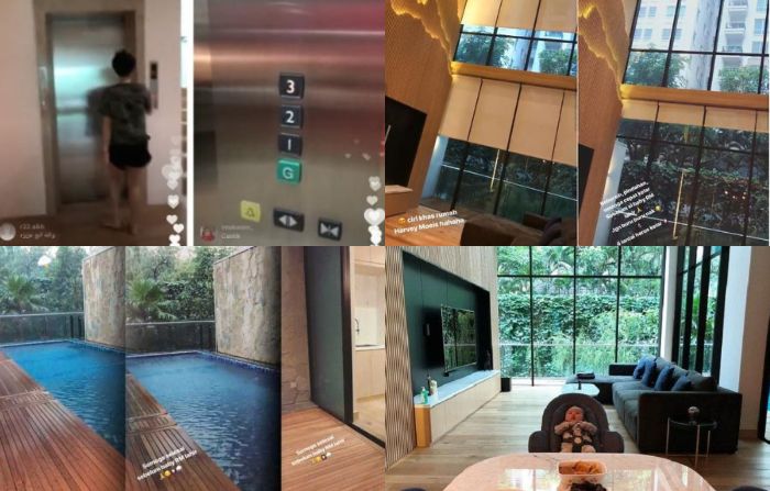 Tampilan rumah Sandra Dewi