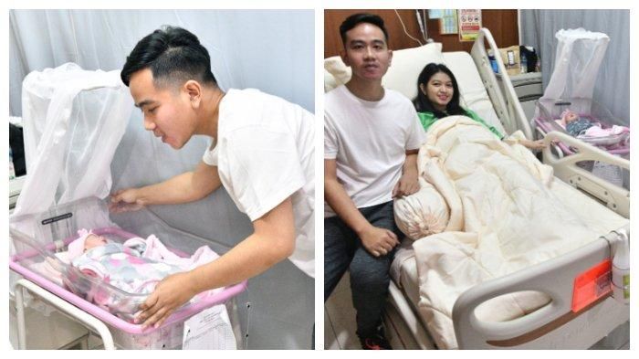 Gibran mendampingi sang istri Selvi Ananda