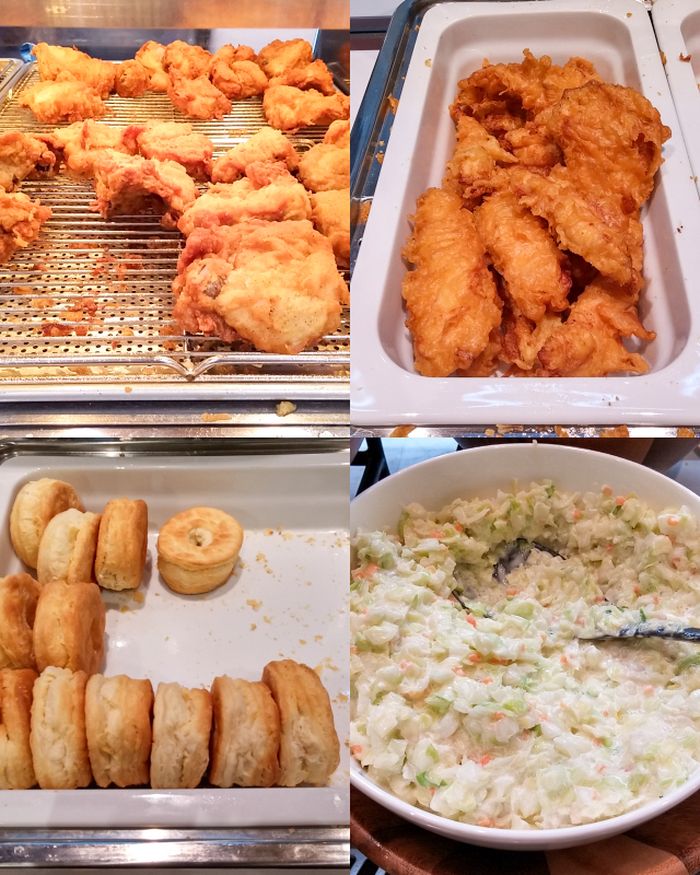 Contoh menu di KFC buffet