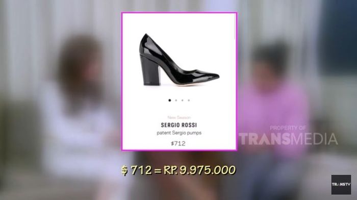 Sepatu baru krisdayanti berharga fantastis