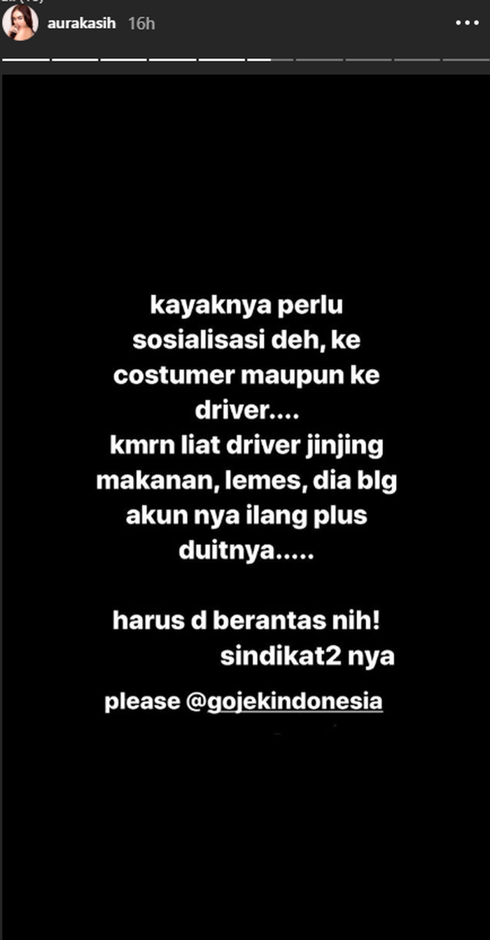 Unggahan Aura Kasih
