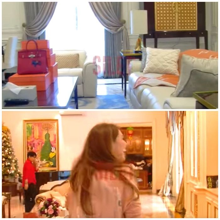 Ruang tamu dan santai di rumah Helena Lim