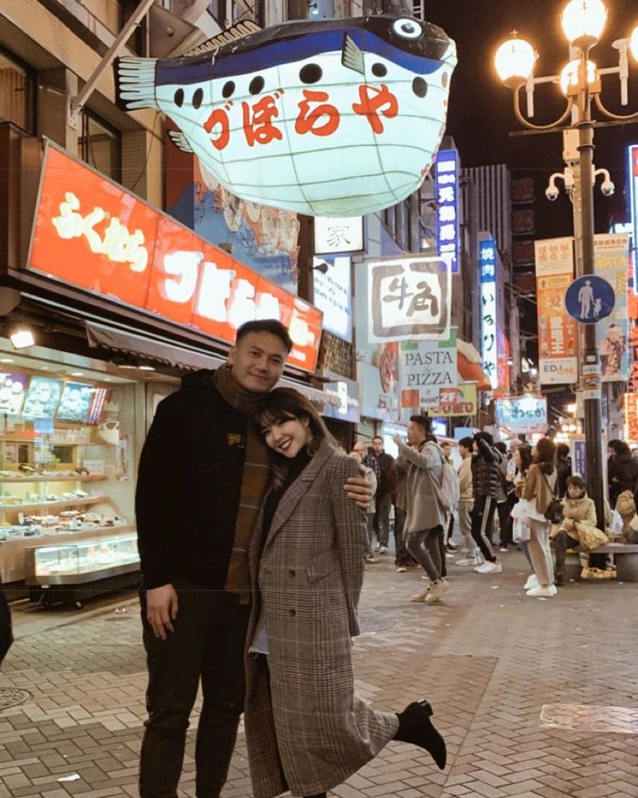 Tampilan Gisella Anastasia kala berlibur dengan Wijin ke Jepang