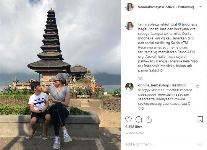 Unggahan Tamara