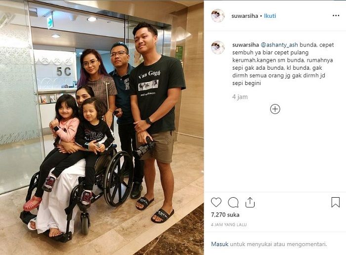 Potret terkini Ashanty yang dibagikan oleh asistennya, Suwarsih