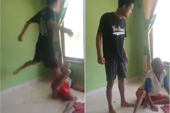 Viral! Cucu Durhaka Tendang dan Dorong Kepala Kakeknya Sendiri, Polisi Ungkap Motif Pelaku Mengamuk Membabi Buta