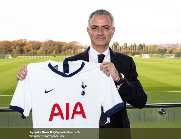 Jose Mourinho resmi dikontrak oleh Tottenham Hotspur dengan durasi hingga 2023.