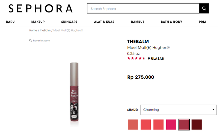 Lipstik favorit Nagita Slavina: The Balm Meet Matt