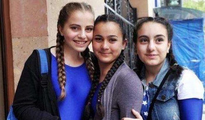 Ilustrasi wanita Armenia.