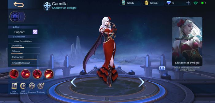 Carmilla Mobile Legends