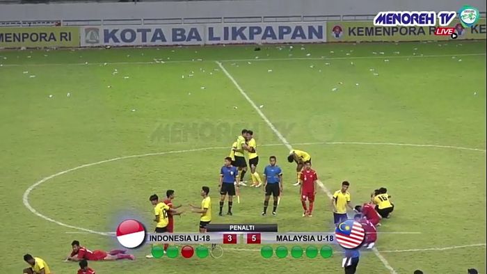 Perjalanan timnas pelajar U-18 Indonesia di ajang Asian School Football U-18 Championship (ASFC) 2019 harus terhenti di babak semifinal usai takluk di tangan Malaysia di Stadion Batakan, Jumat (22/11/2019).
