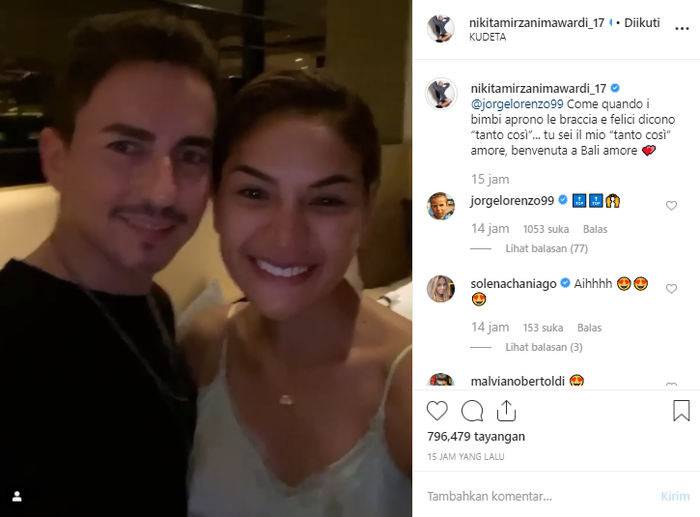 Nikita Mirzani dan Lorenzo