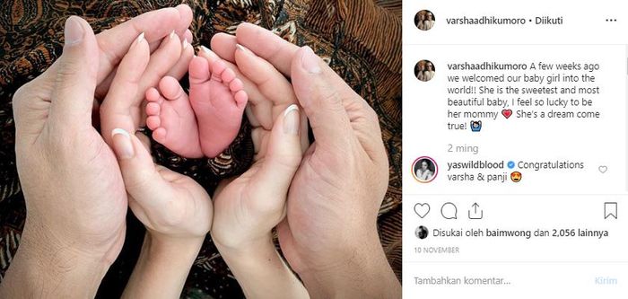 Menantu bule Mayangsari sudah melahirkan anak pertamanya