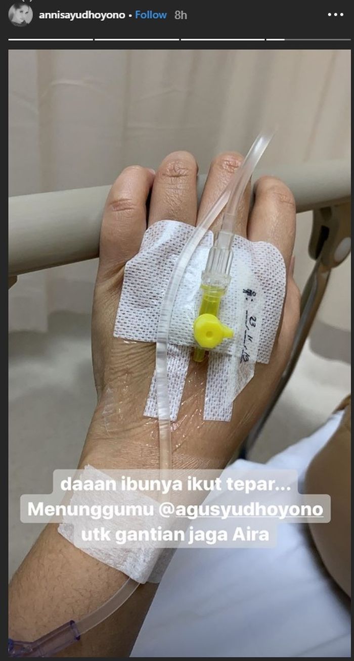 Annisa Pohan Tumbang Saat Jaga Putrinya di Rumah Sakit, Istri AHY Langsung Dapat Perawatan Medis
