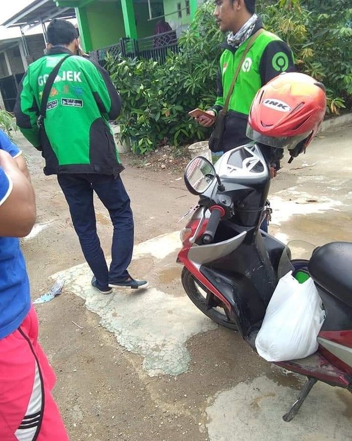 Para driver ojol yang kebingungan terkena orderan fiktif