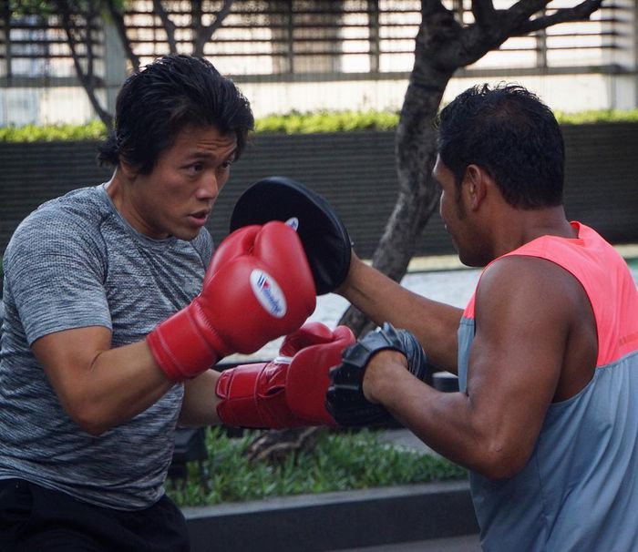 Reino Barack latihan tinju