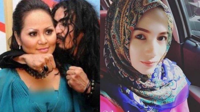 Istri pertama Limbad (kiri) dan istri muda (Kanan)