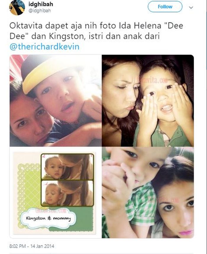 Sosok mantan istri Richard Kevin