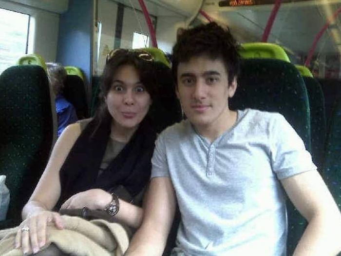 Wulan Guritno bersama Gavin Guritno