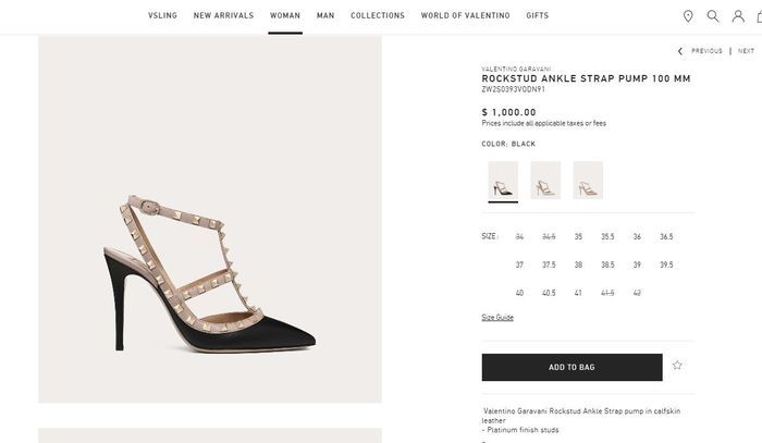 Harga sepatu Kahiyang Ayu