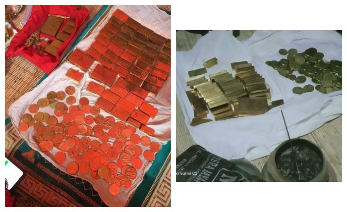 Gambar penemuan emas yang sempat gegerkan warga Bone