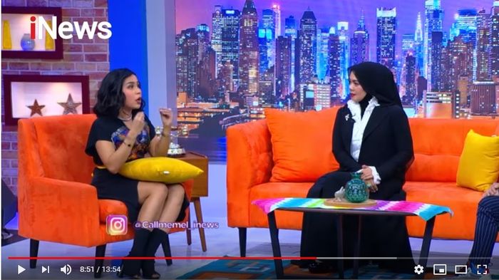 Sarita Abdul Mukti saat di Call Me Mel.