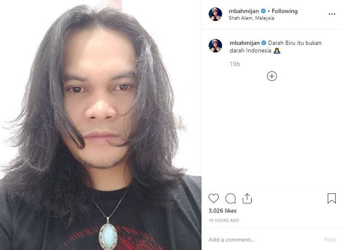 Unggahan Mbah Mijan yang diduga menyindir Agnez Mo