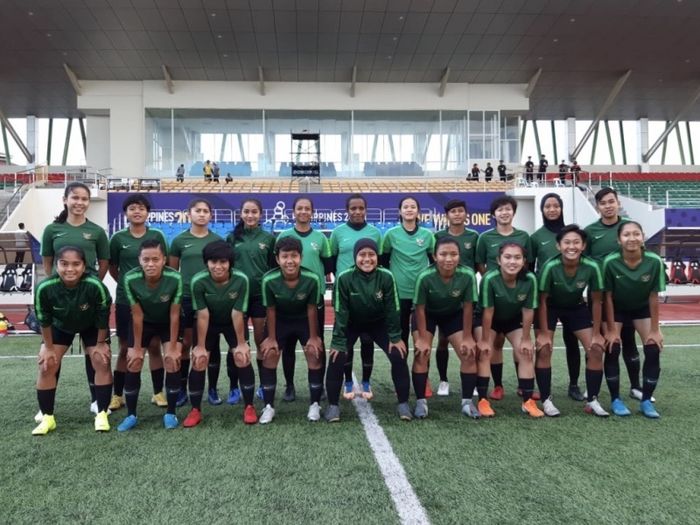 Skuad timnas wanita Indonesia untuk SEA Games 2019 di Filipina.